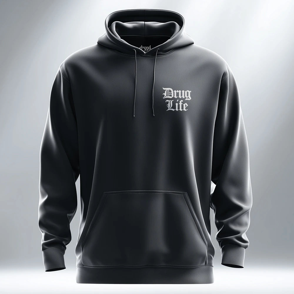 drug-life-klein-hoodie-schwarz