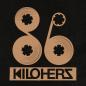 Preview: 86KILOHERZ TAPE Sepia Shirt Schwarz Frauen CloseUp