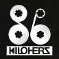 Preview: 86KILOHERZ TAPE Shirt Schwarz Frauen CloseUp