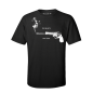 Preview: BLUNTS NOT GUNS Shirt Schwarz Mockup