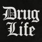 Preview: DRUG LIFE Shirt Schwarz CloseUp