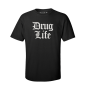 Preview: DRUG LIFE Shirt Schwarz Mockup