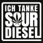 Preview: SOUR DIESEL Hoodie Schwarz CloseUp