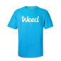 Preview: WEED Shirt Blau Mockup