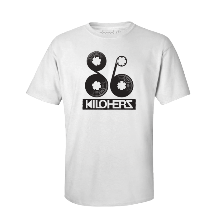 86KILOHERZ TAPE Shirt Weiss Mockup