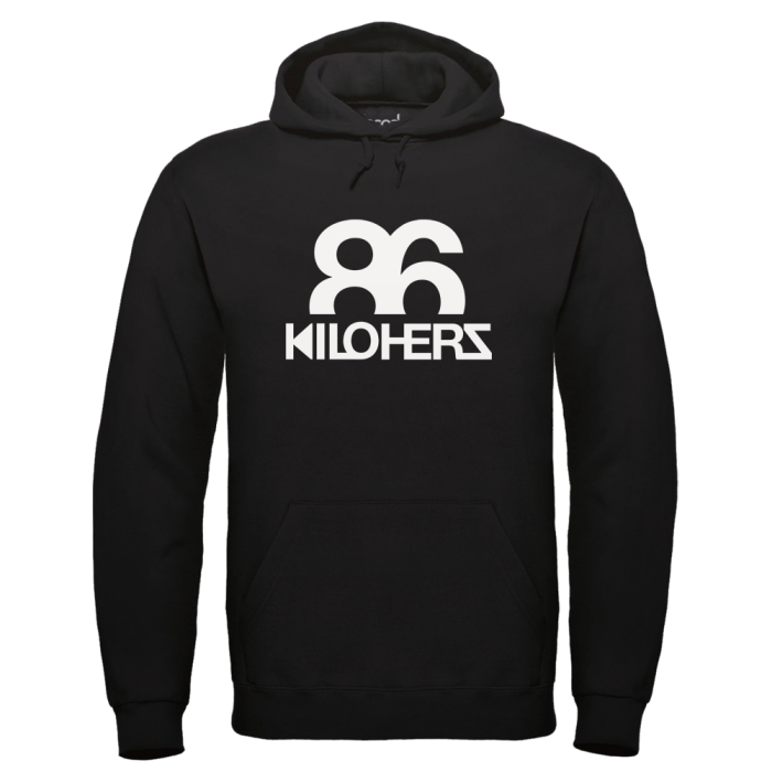 86KILOHERZ CLASSIC Hoodie Schwarz Mockup