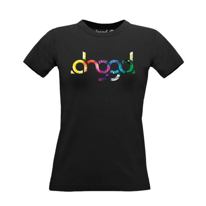 DRGGD TRIPPY Shirt Schwarz Frauen Mockup