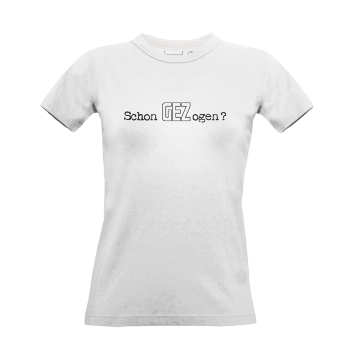 GEZ Shirt Weiss Frauen Mockup