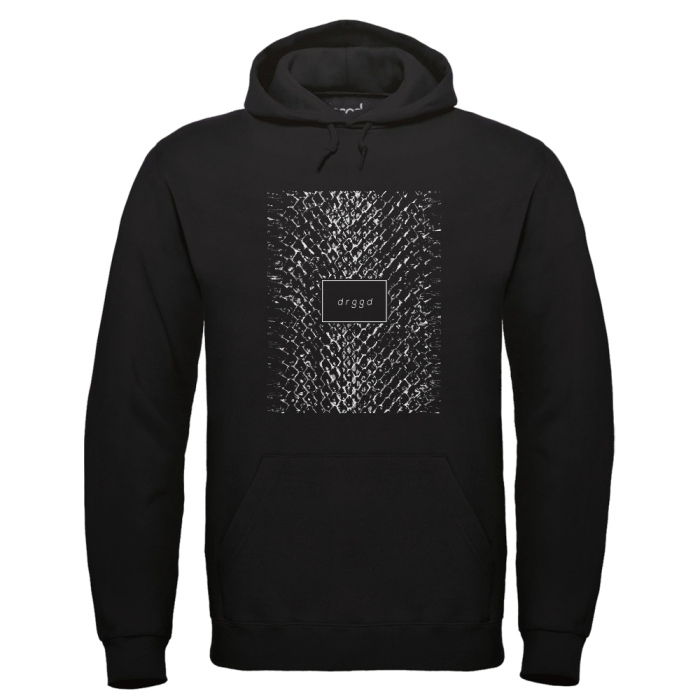 SCHLANGE Hoodie Schwarz Mockup