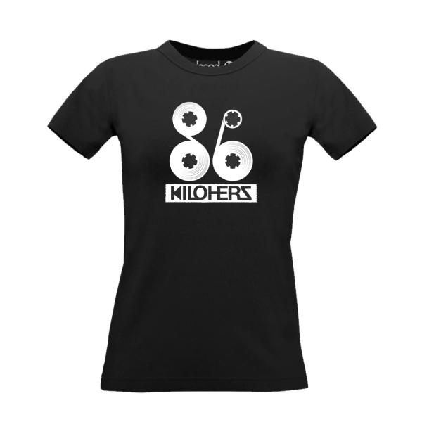 86KILOHERZ TAPE Shirt Schwarz Frauen Mockup