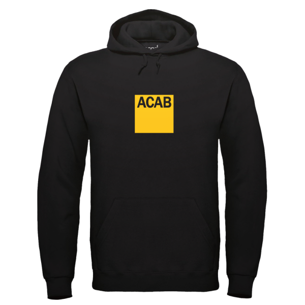 ACAB MITGLIED Hoodie Schwarz Mockup