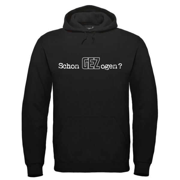 GEZ Hoodie Schwarz Mockup