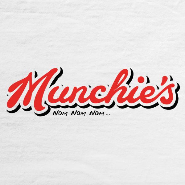 MUNCHIES Shirt Weiss CloseUp