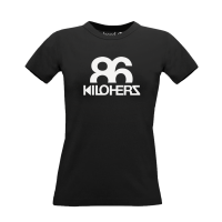 86KILOHERZ CLASSIC Shirt Schwarz Frauen Mockup