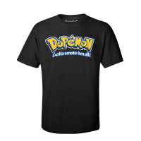 DOPEMON Shirt Schwarz Mockup